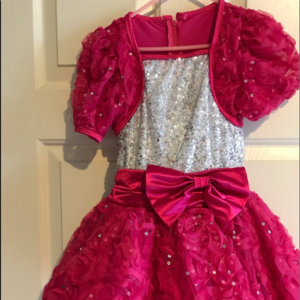 Revolution pageant dress Sz 6. Worn once.